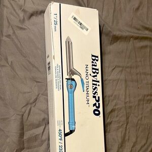 BaBylissPRO Nano Titanium Blue Curling Iron